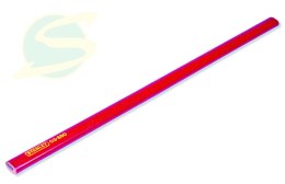 Ołówek Ciesielski, Czerwony 176mm Hb [L]